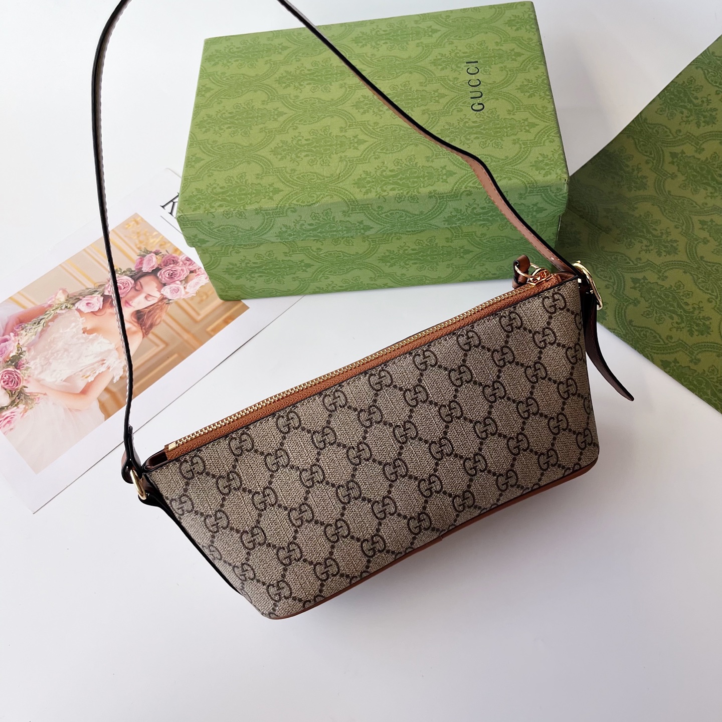 GG Emblemシリーズ P400 - 原版皮と五金の高級バッグ