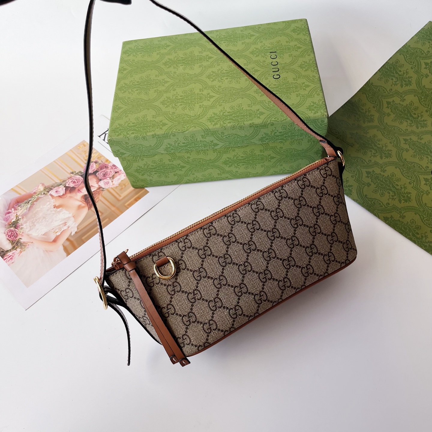 GG Emblemシリーズ P400 - 原版皮と五金の高級バッグ