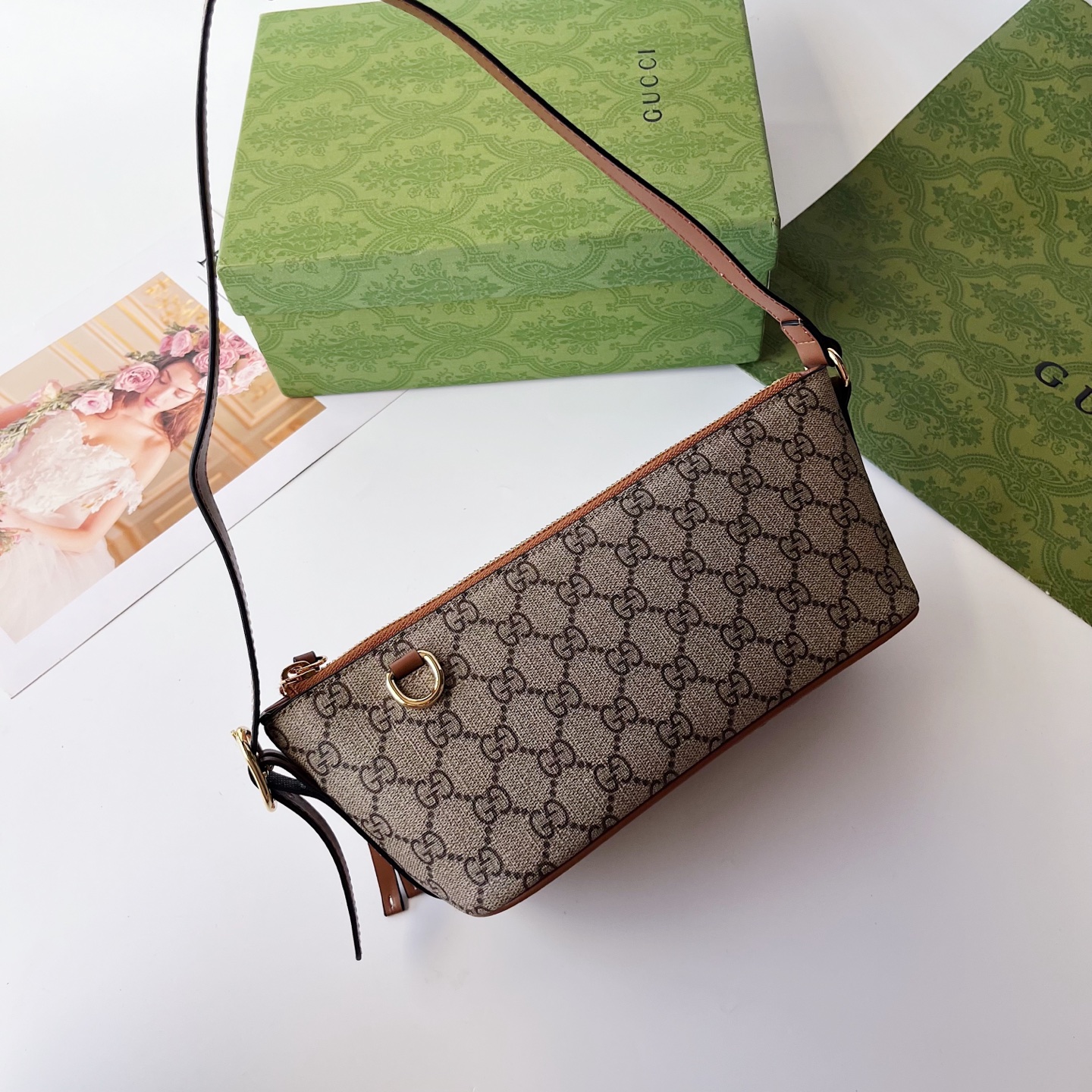 GG Emblemシリーズ P400 - 原版皮と五金の高級バッグ