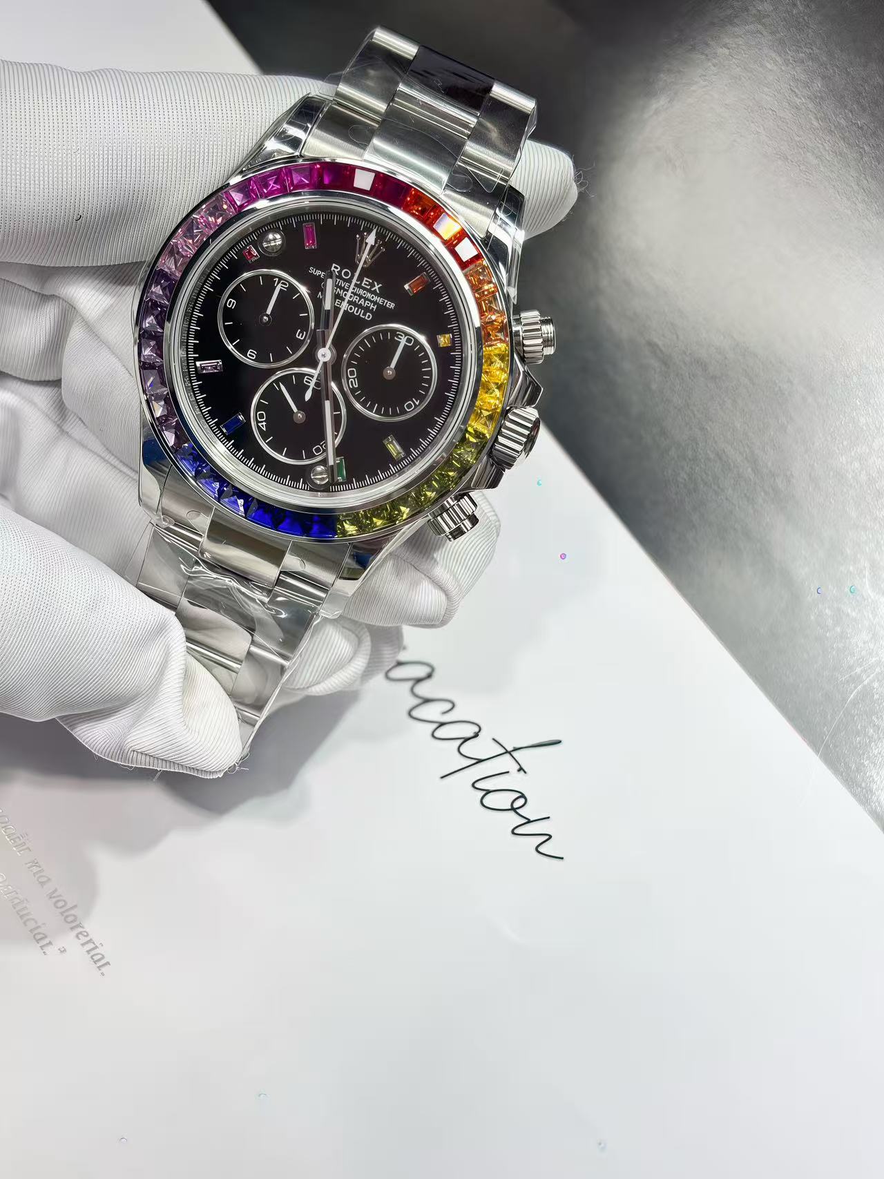 NO:860015,HEH Factory~Dandong 4802 Rainbow,19860909HEH厂～丹东4802彩虹,,Watch