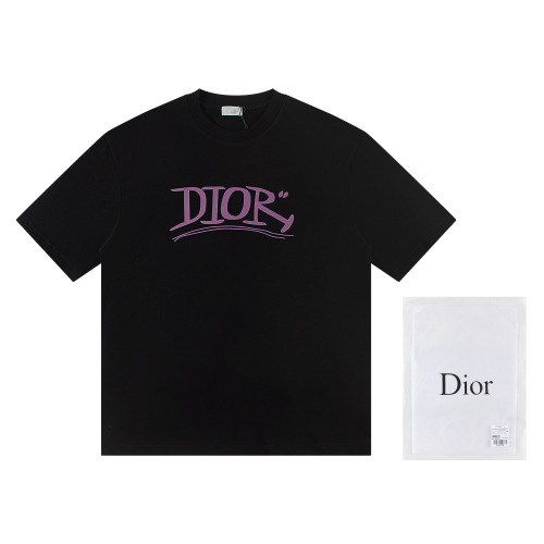 Dior 2025 Latest Short-Sleeve T-Shirt, 300g Double Yarn Combed Cotton 1 Dior 2025 Latest Short-Sleeve T-Shirt, 300g Double Yarn Combed Cotton