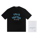 -(One of the first. -55) Louis Vuitto*2025 latest short-sleeved T-shirt material: use high version 300g double gauze combed cotton size: s m l xl color: black and white color: black and white: black and white: black and white 1 -(One of the first. -55) Louis Vuitto*2025 latest short-sleeved T-shirt material: use high version 300g double gauze combed cotton size: s m l xl color: black and white color: black and white: black and white: black and white