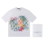 -(One from the first. -5) Louis Vuitto*2025 latest short-sleeved T-shirt (hand-drawn model) Material: use high version 300g double gauze combed cotton size: s m l xl color: black and white color: black and white color: black and white: black and white 1 -(One from the first. -5) Louis Vuitto*2025 latest short-sleeved T-shirt (hand-drawn model) Material: use high version 300g double gauze combed cotton size: s m l xl color: black and white color: black and white color: black and white: black and white