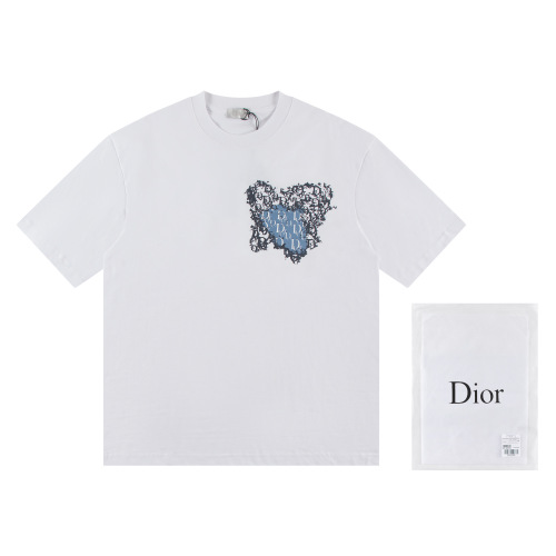 Dior 2025 Latest Short Sleeve T-Shirt High Version 300g Combed Cotton 1 Dior 2025 Latest Short Sleeve T-Shirt High Version 300g Combed Cotton