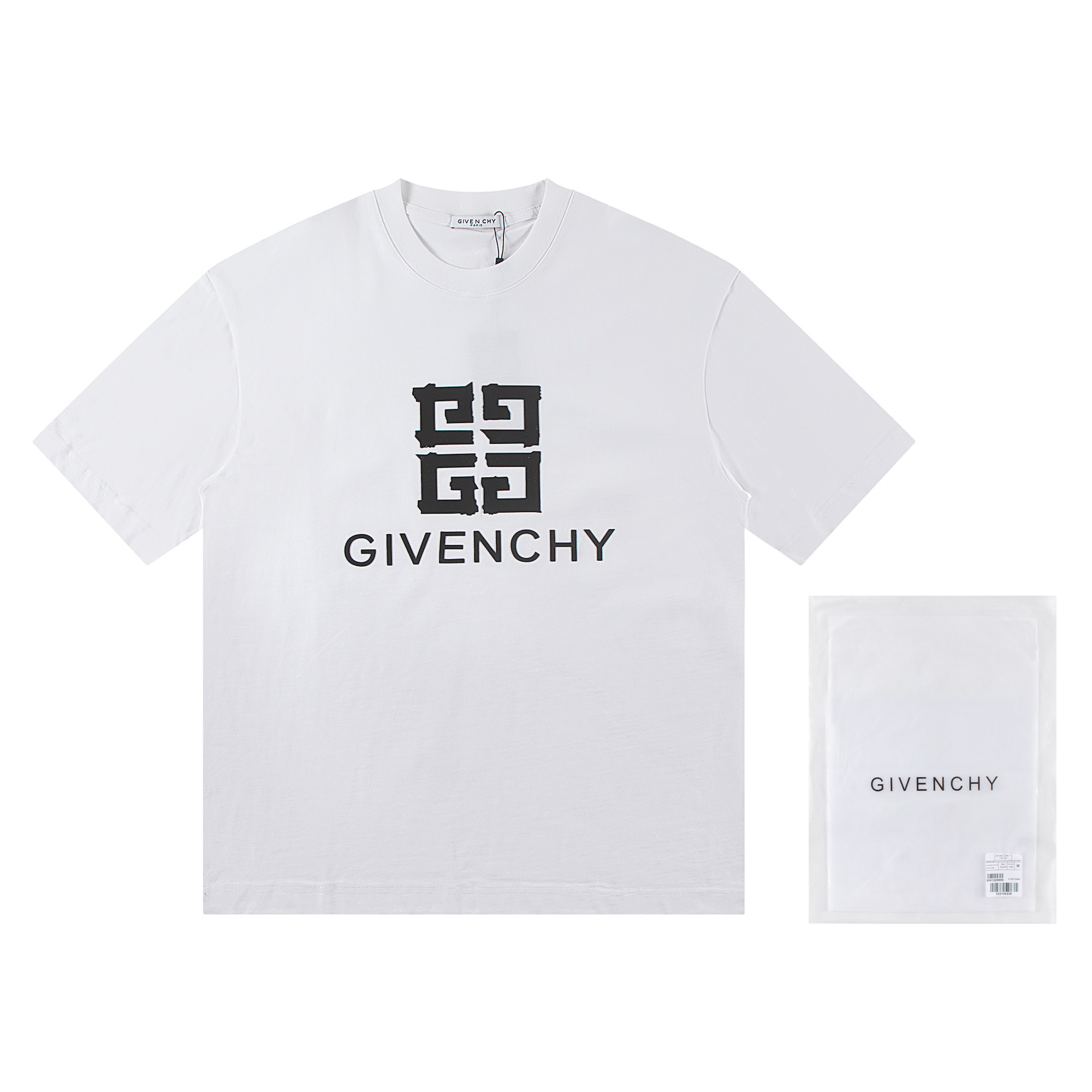Givenchy GIVENCHY2025 nuevas mangas cortas tridimensionales de flores quemadas Material: Hecho de algodón peinado de do…