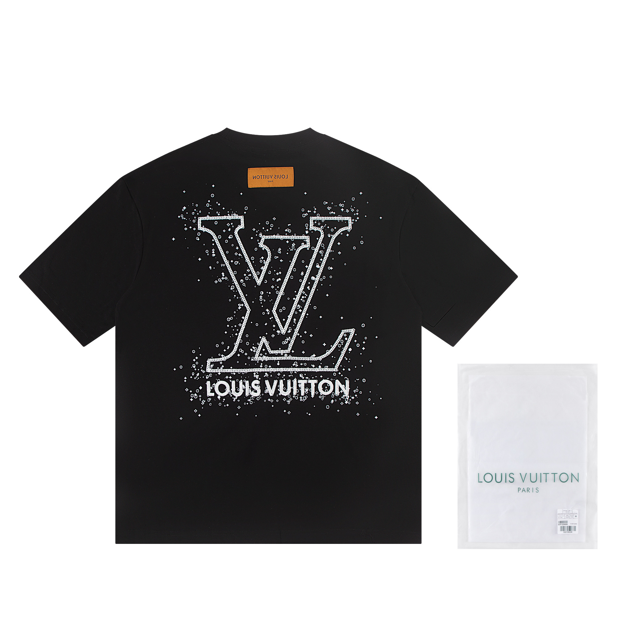 P75 louis vuitto*2026 última camiseta bordada de manga corta Material: Hecho de algodón peinado de doble hilo de 300 g …