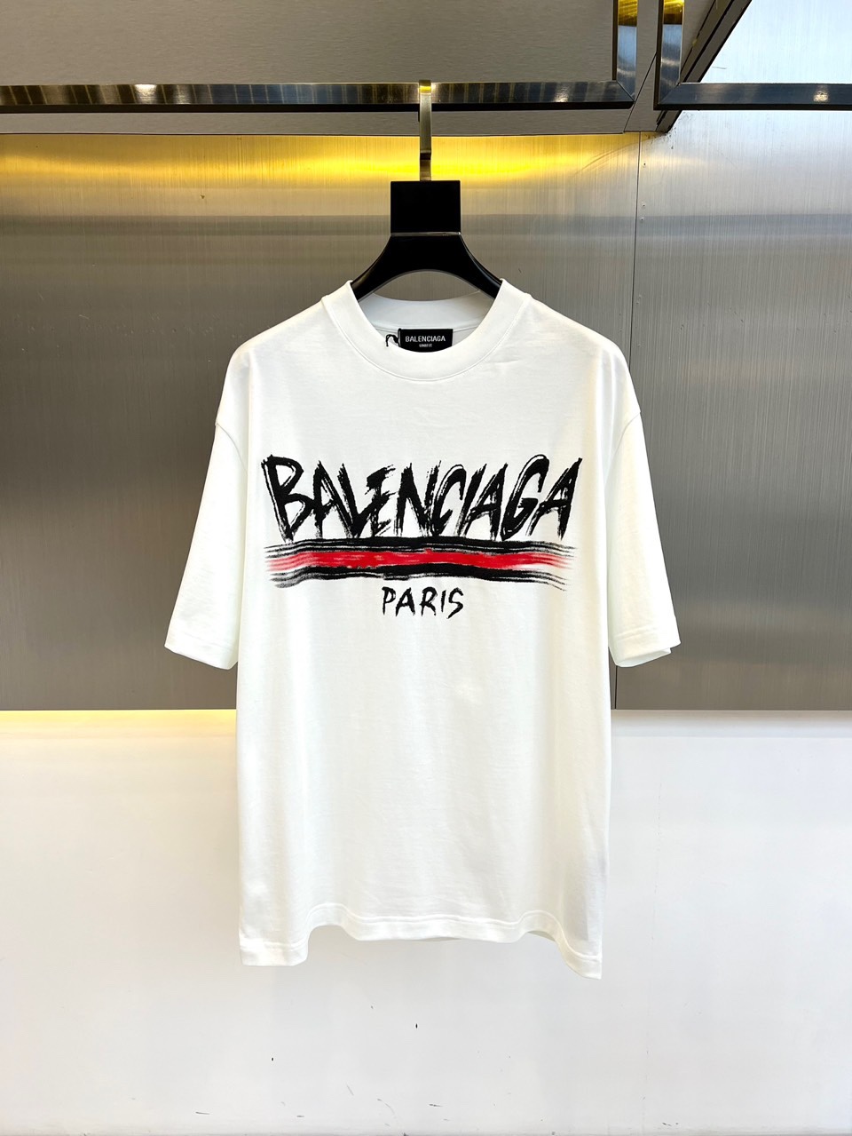 Balenciaga Clothing T-Shirt Printing Unisex Spring/Summer Collection Short Sleeve