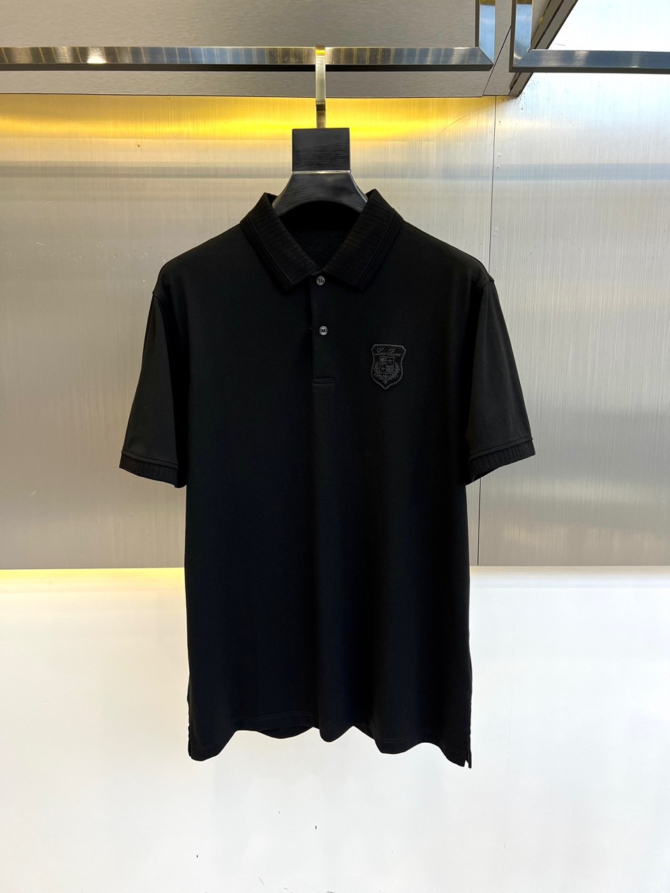 Loro Piana Kleidung Polo T-Shirt Männer Baumwolle Frühling/Sommer Kollektion Fashion Kurzarm