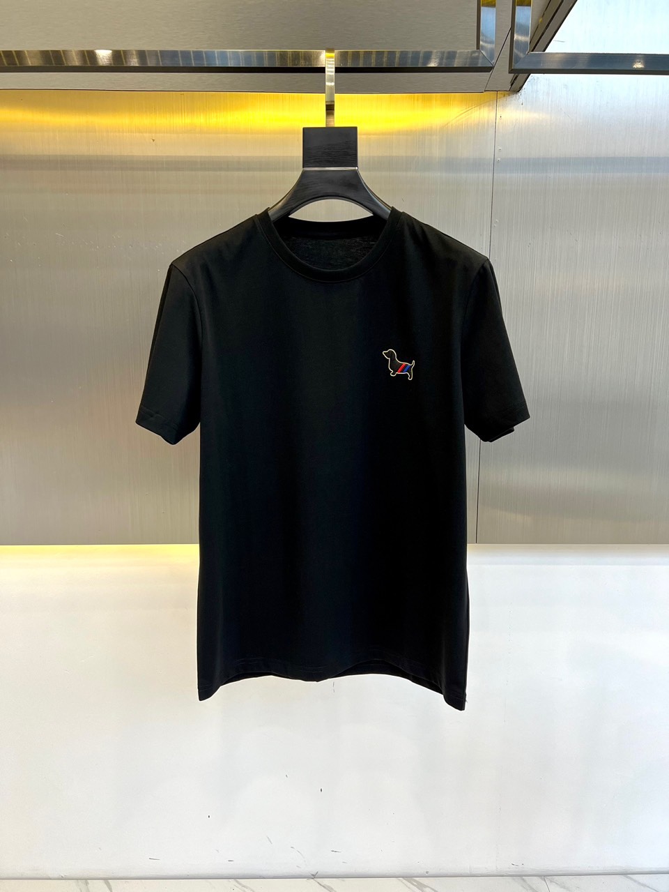 Thom Browne Spiegelqualität
 Kleidung T-Shirt Drucken Unisex Männer Baumwolle Mercerisierte Frühling/Sommer Kollektion Kurzarm