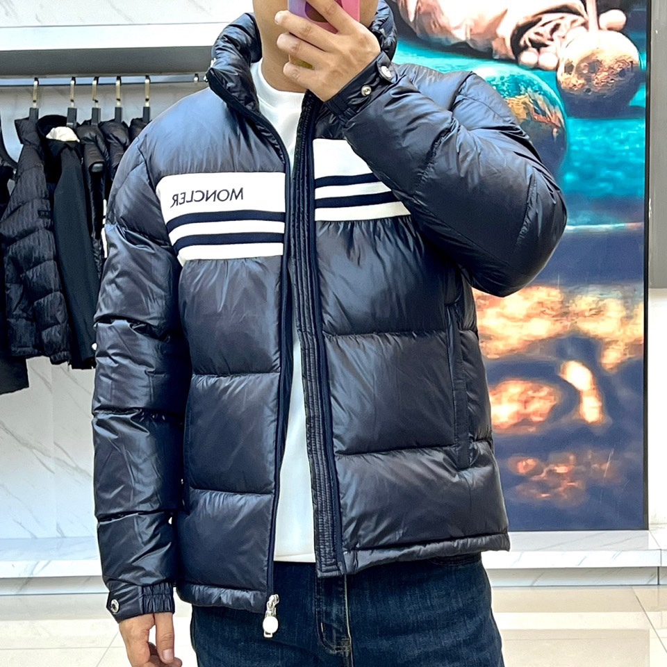 Moncler/蒙口鹅绒24秋冬新品Skarstind轻盈保暖外套时尚条纹字母男士羽绒服Skarstin