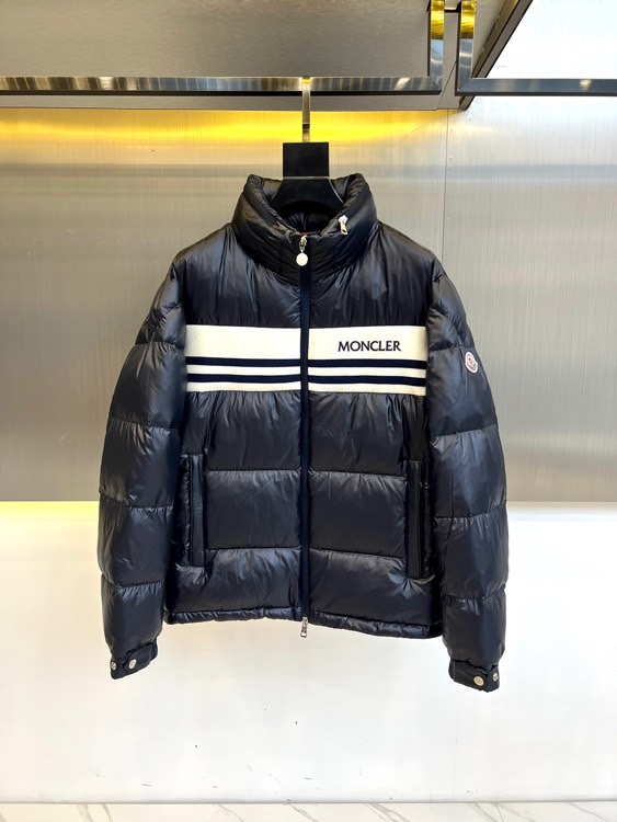 Moncler/蒙口鹅绒24秋冬新品Skarstind轻盈保暖外套时尚条纹字母男士羽绒服Skarstin