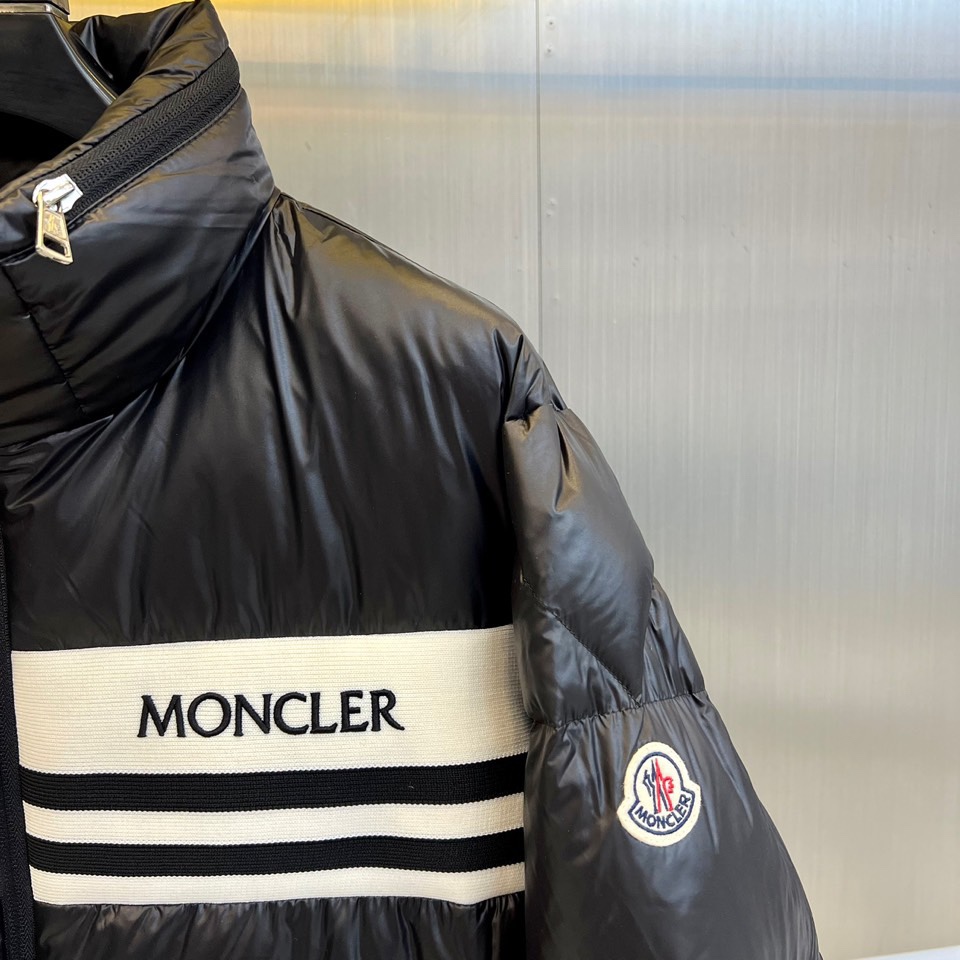 Moncler/蒙口鹅绒24秋冬新品Skarstind轻盈保暖外套时尚条纹字母男士羽绒服Skarstin