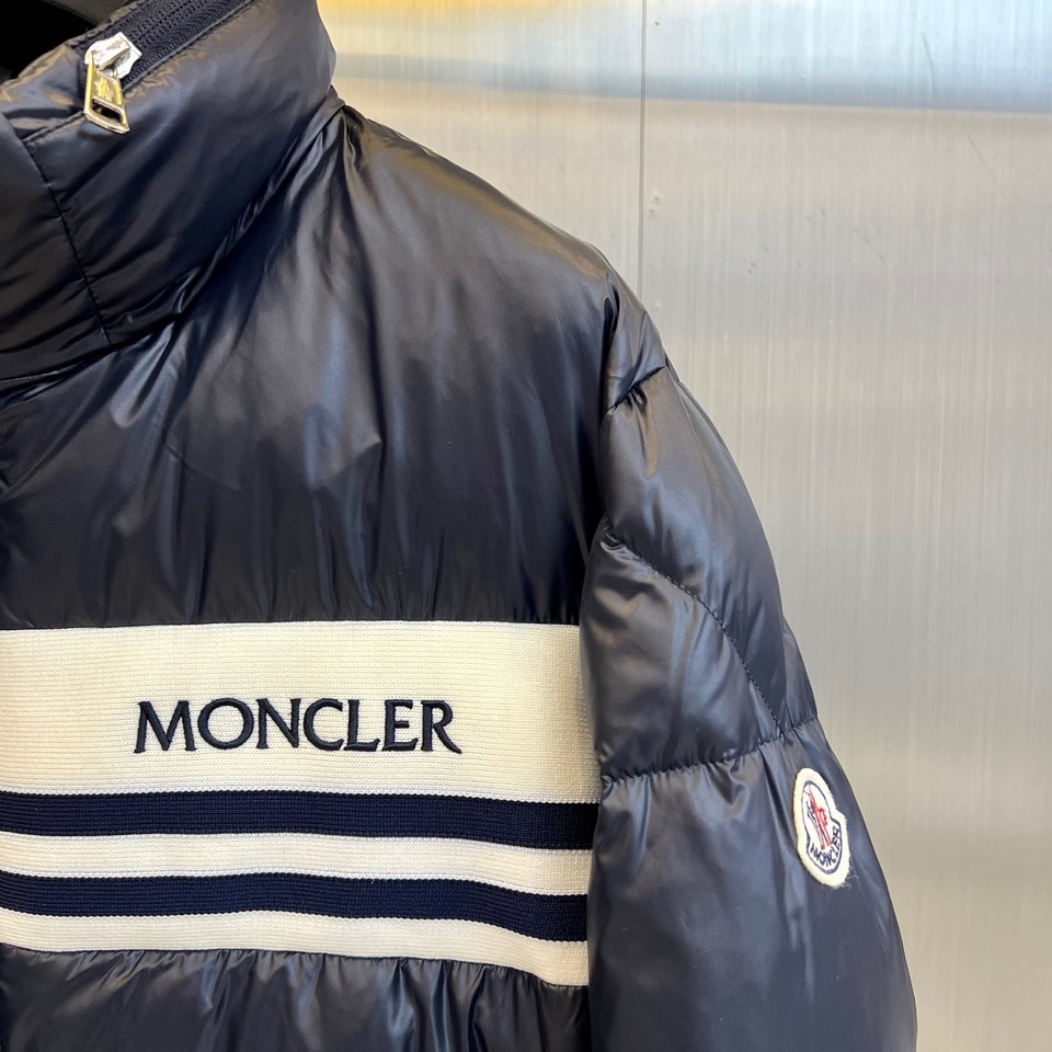 Moncler/蒙口鹅绒24秋冬新品Skarstind轻盈保暖外套时尚条纹字母男士羽绒服Skarstin