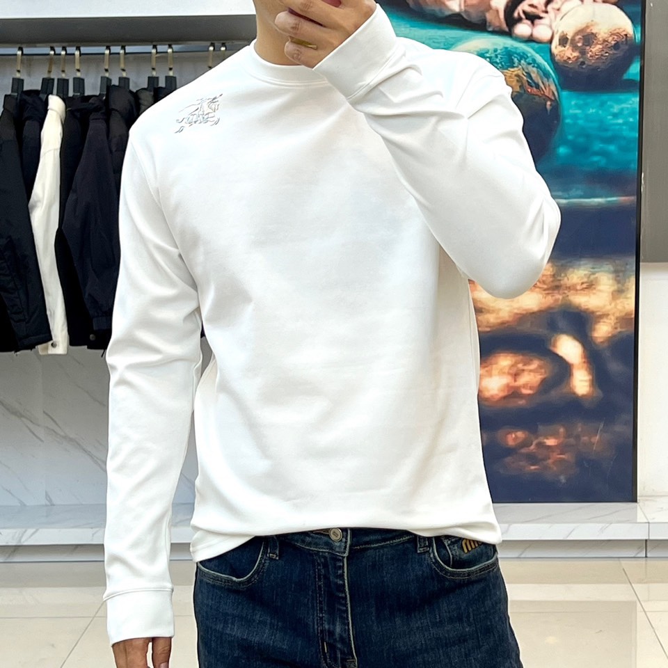 “Men’s Stylish 100% Cotton Long T-Shirt for Autumn Winter Fashion 2025AW | Brand Features, Comfortable Fit” - 图片 2