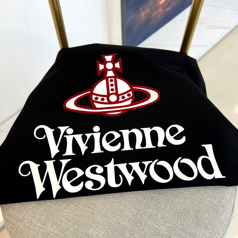 “Vivienne Westwood 2024 Autumn Western Queen Long Sleeve T-Shirt in Pure Cotton, Gender-Neutral, 48-56 Size” - 图片 4
