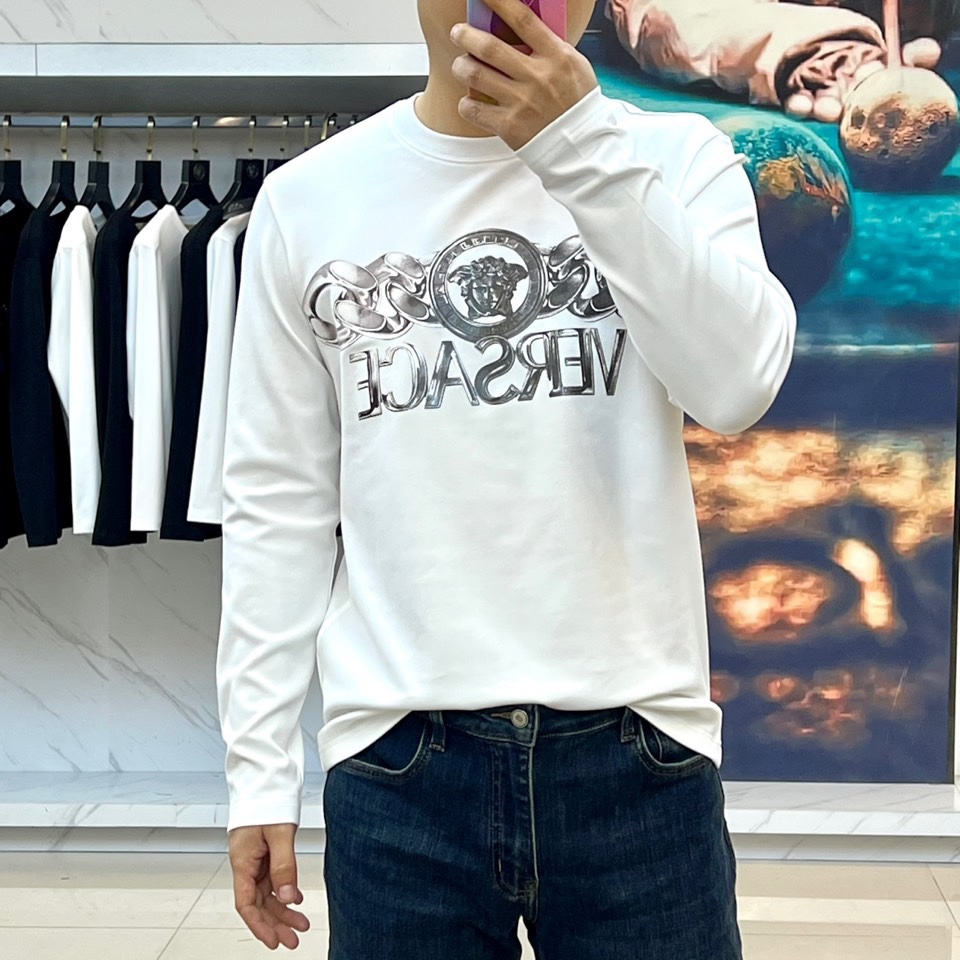 “2025 Spring Fashion: Vers Van Sage Long-Sleeved T-Shirts in High-Quality Cotton for a Sophisticated Look” - 图片 2