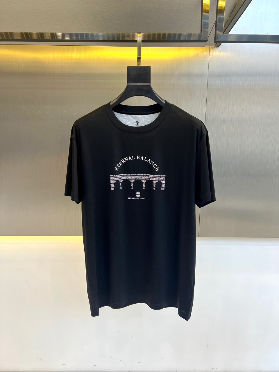 
Brunello Cucinelli/ 布鲁内洛 •库奇内利、2025春夏新款BC标志性圆领内搭短袖T