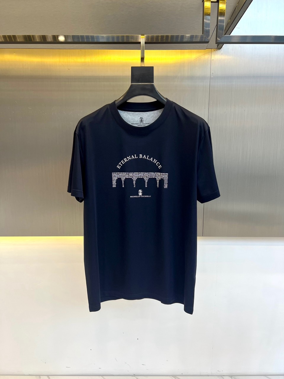 
Brunello Cucinelli/ 布鲁内洛 •库奇内利、2025春夏新款BC标志性圆领内搭短袖T
