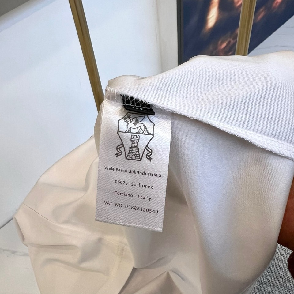 
Brunello Cucinelli/ 布鲁内洛 •库奇内利、2025春夏新款BC标志性圆领内搭短袖T