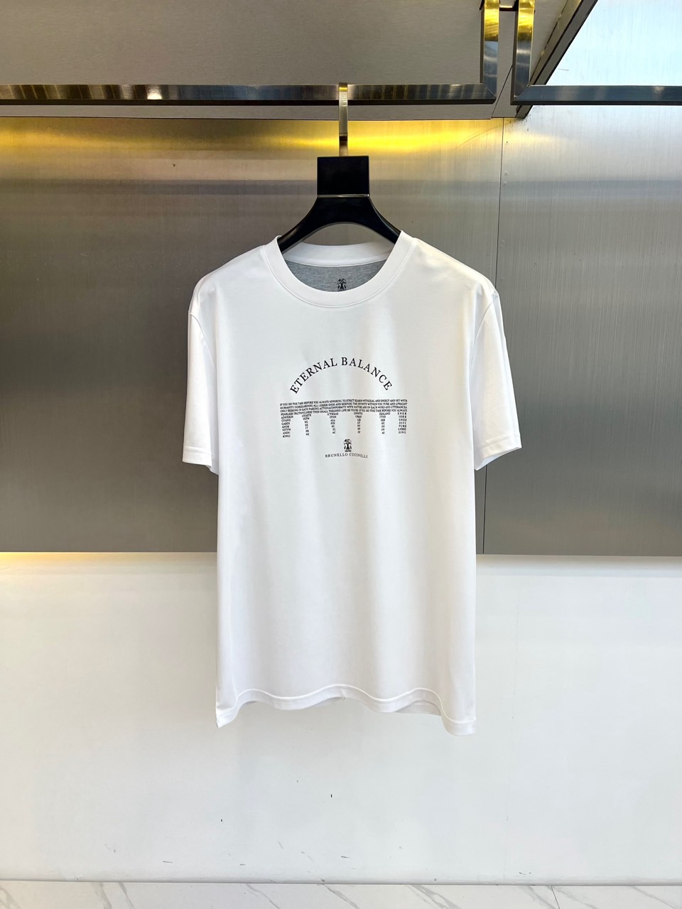 
Brunello Cucinelli/ 布鲁内洛 •库奇内利、2025春夏新款BC标志性圆领内搭短袖T