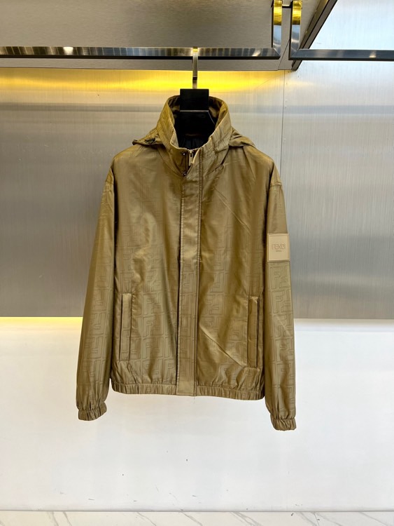 Veste à capuche Fendi pour homme, collection printemps/été 2025 - Style business décontracté