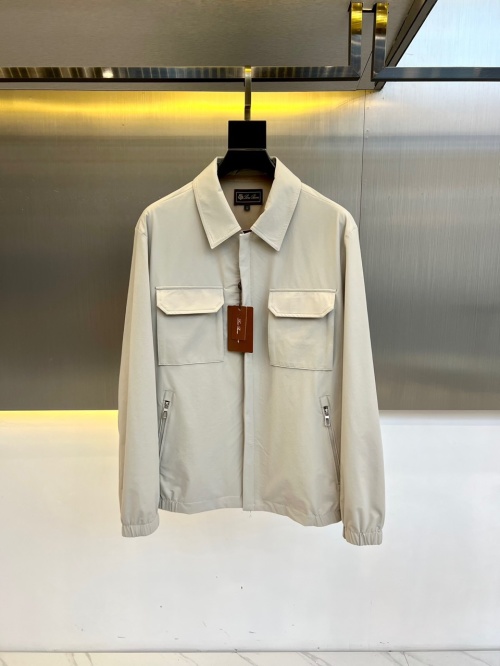 Loro Piana Men's Spring Jacket, Stylish Business Casual Sportswear Outerwear