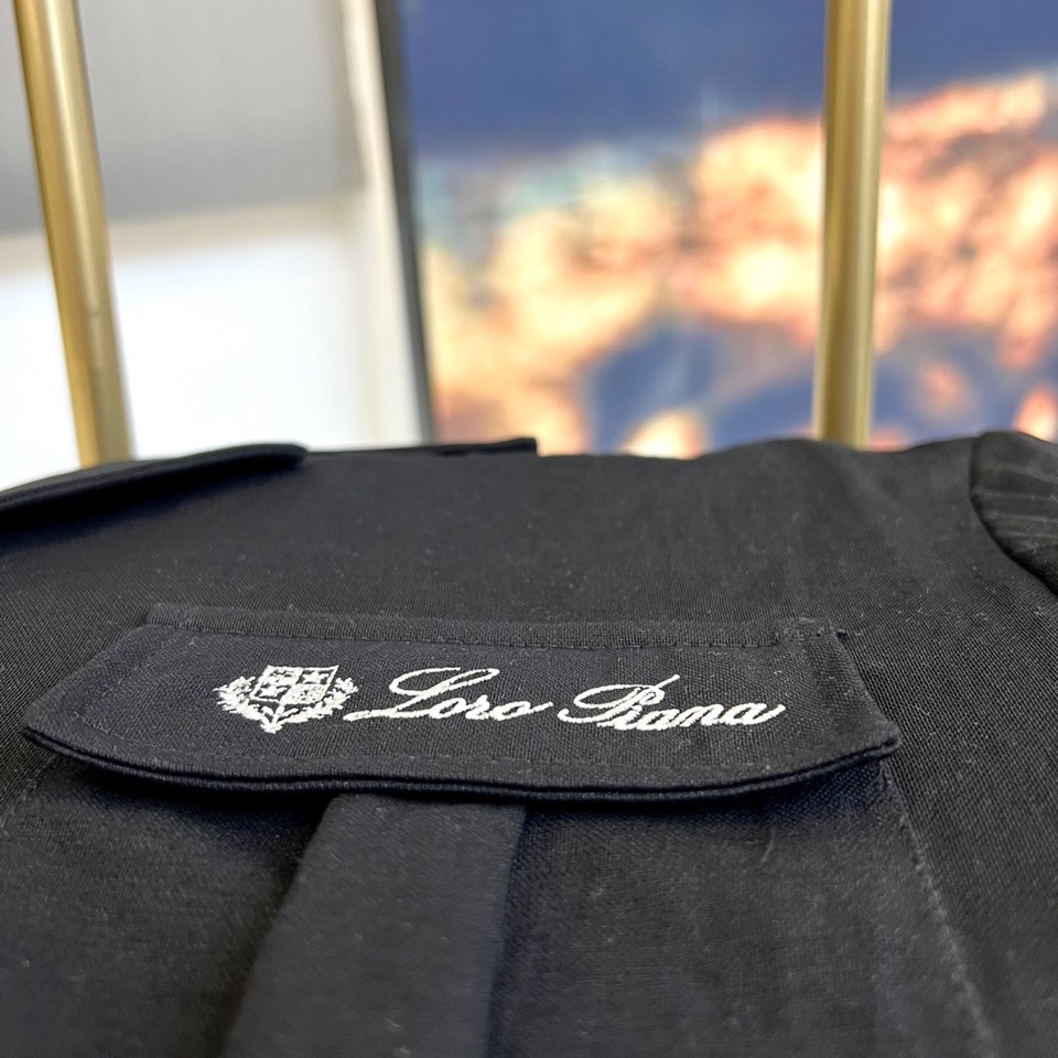 Loro Piana Men's Black Short Sleeve Shirt & Shorts Set - Summer Fashion 5 i1746900331 3560 4