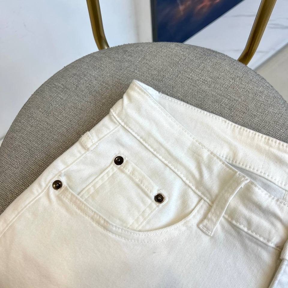 San Roland 2025 Spring/Summer New Classics: Brushed Back Pocket Jeans with Imported Cotton-Rubber Blend - 图片 5