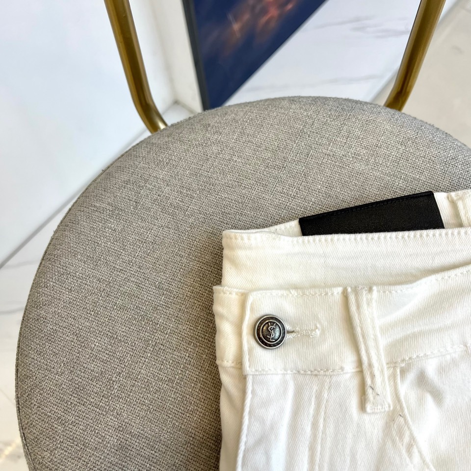 San Roland 2025 Spring/Summer New Classics: Brushed Back Pocket Jeans with Imported Cotton-Rubber Blend - 图片 4