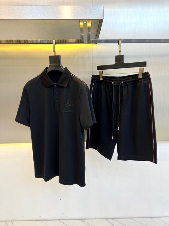 
lp。、25年春夏季新款运动休闲套装，外贸公司订单顶级品质，完胜，意大利客供进口欧棉面料，顺滑细腻，贴