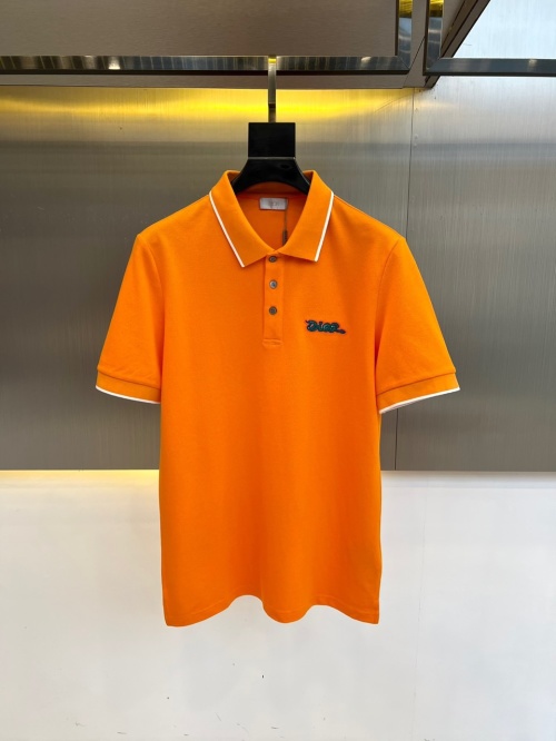 Dior Men's Polo Shirt with Logo Embroidery - Classic Fit, Fashionable Style 1 Dior Men's Polo Shirt with Logo Embroidery - Classic Fit, Fashionable Style