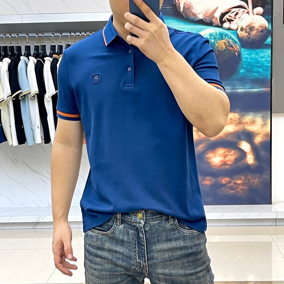 
杰尼亚、2025s经典标志性Logo点缀元素 经典时尚翻领 Polo衫短袖 ，贸易公司渠道订单，简约大