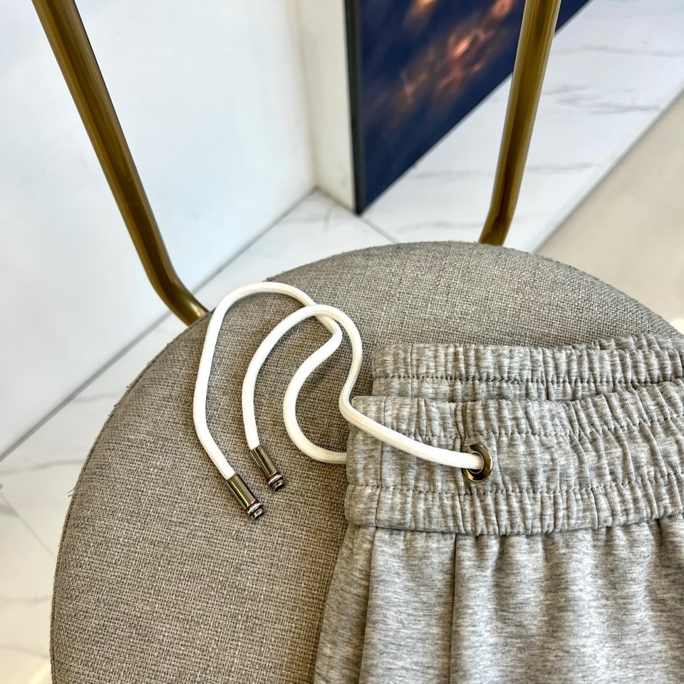 High-Quality Tom Brown Cotton Sweatpants for Spring and Summer Recreation - 图片 3