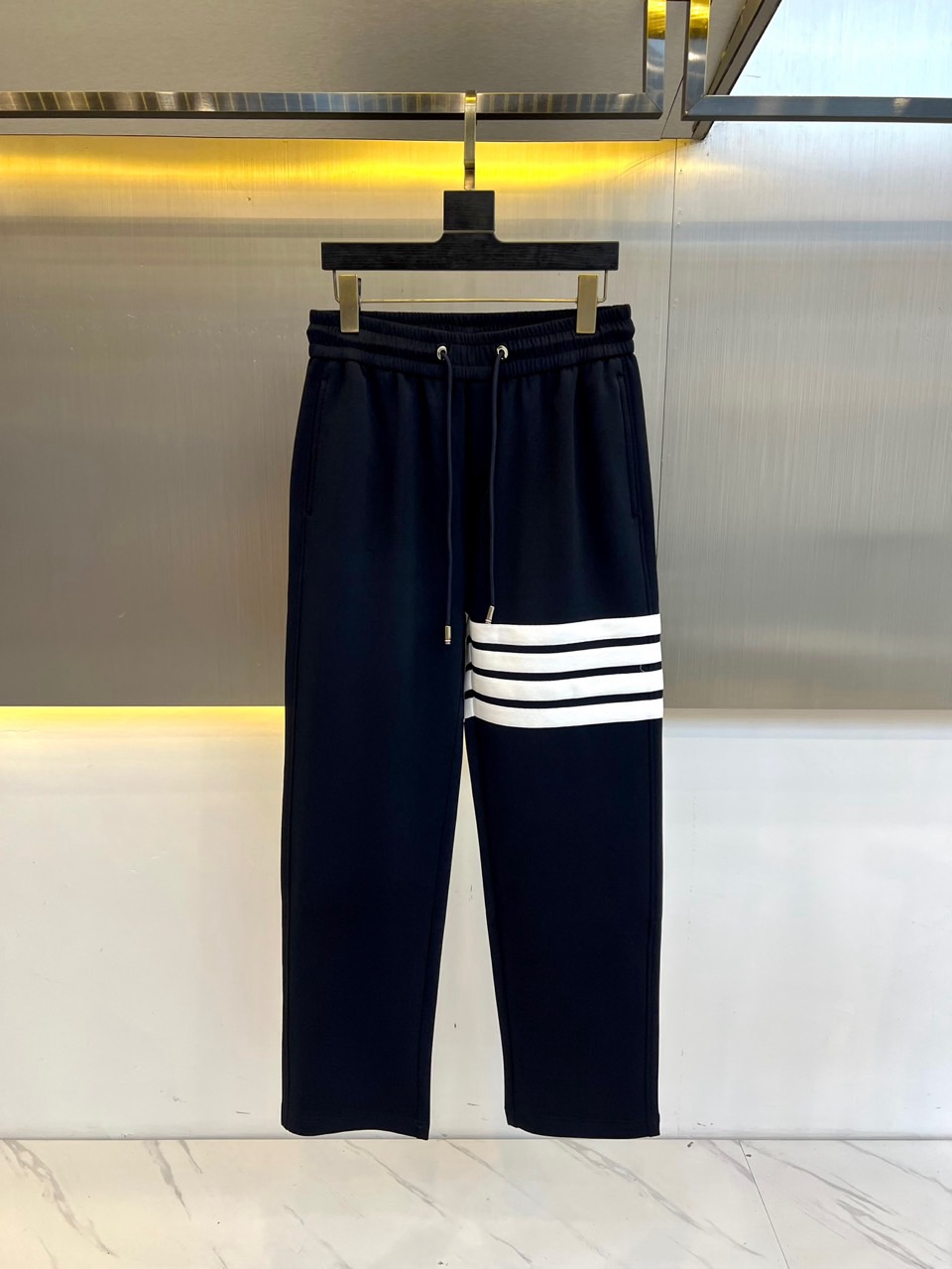 High-Quality Heavy Cotton Sweatpants for Spring and Summer, Sizes 48-56
