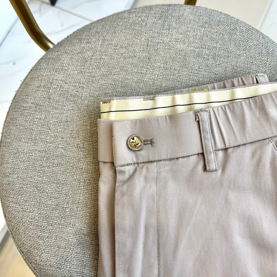 Luxurious Business and Leisure Pants: P7000 – Premium Fabric, Gold Fusion, Exquisite Details. - 图片 4