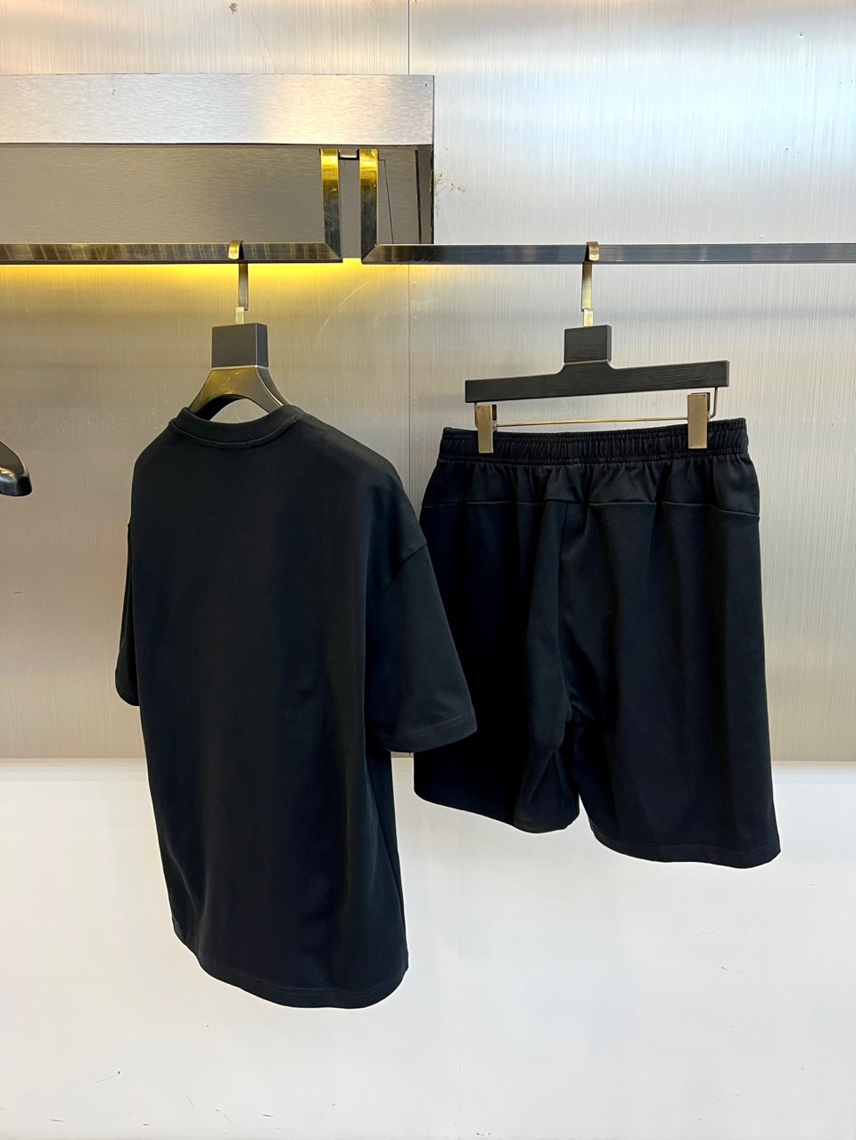 P864, FENDY, PURE COTTON SUIT, CUSTOM FABRIC, 100% PURE COTTON, UPPER UPPER UPPER BODY, LARGE SIZE, M-2XL - 图片 2