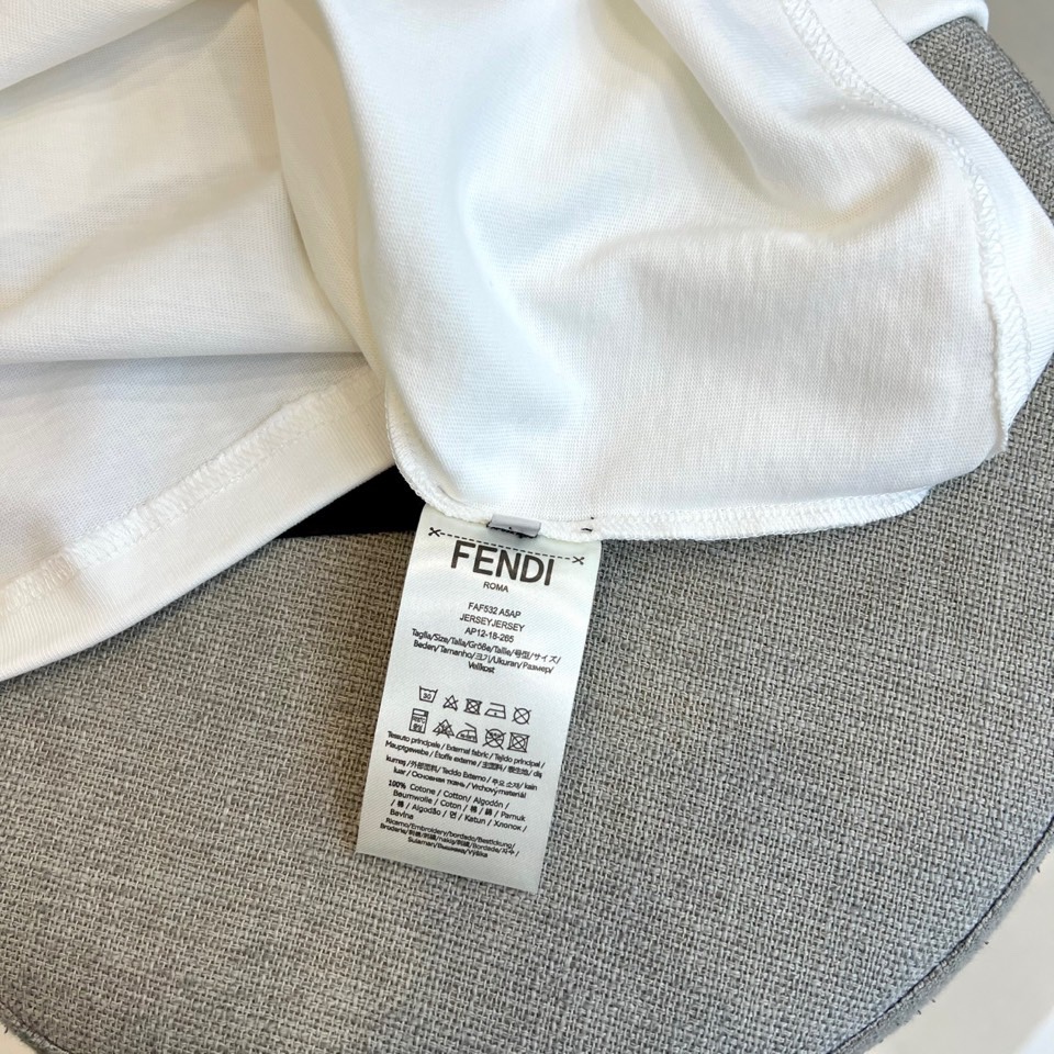 P864, FENDY, PURE COTTON SUIT, CUSTOM FABRIC, 100% PURE COTTON, UPPER UPPER UPPER BODY, LARGE SIZE, M-2XL - 图片 5