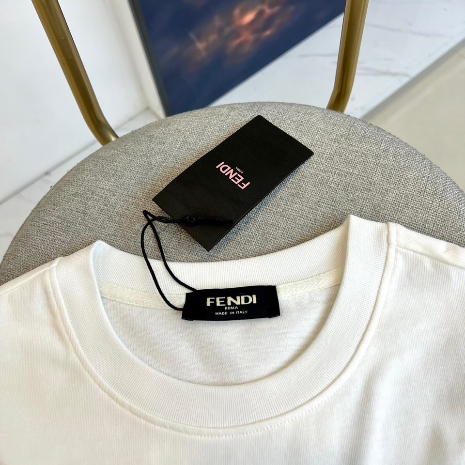 P864, FENDY, PURE COTTON SUIT, CUSTOM FABRIC, 100% PURE COTTON, UPPER UPPER UPPER BODY, LARGE SIZE, M-2XL - 图片 3