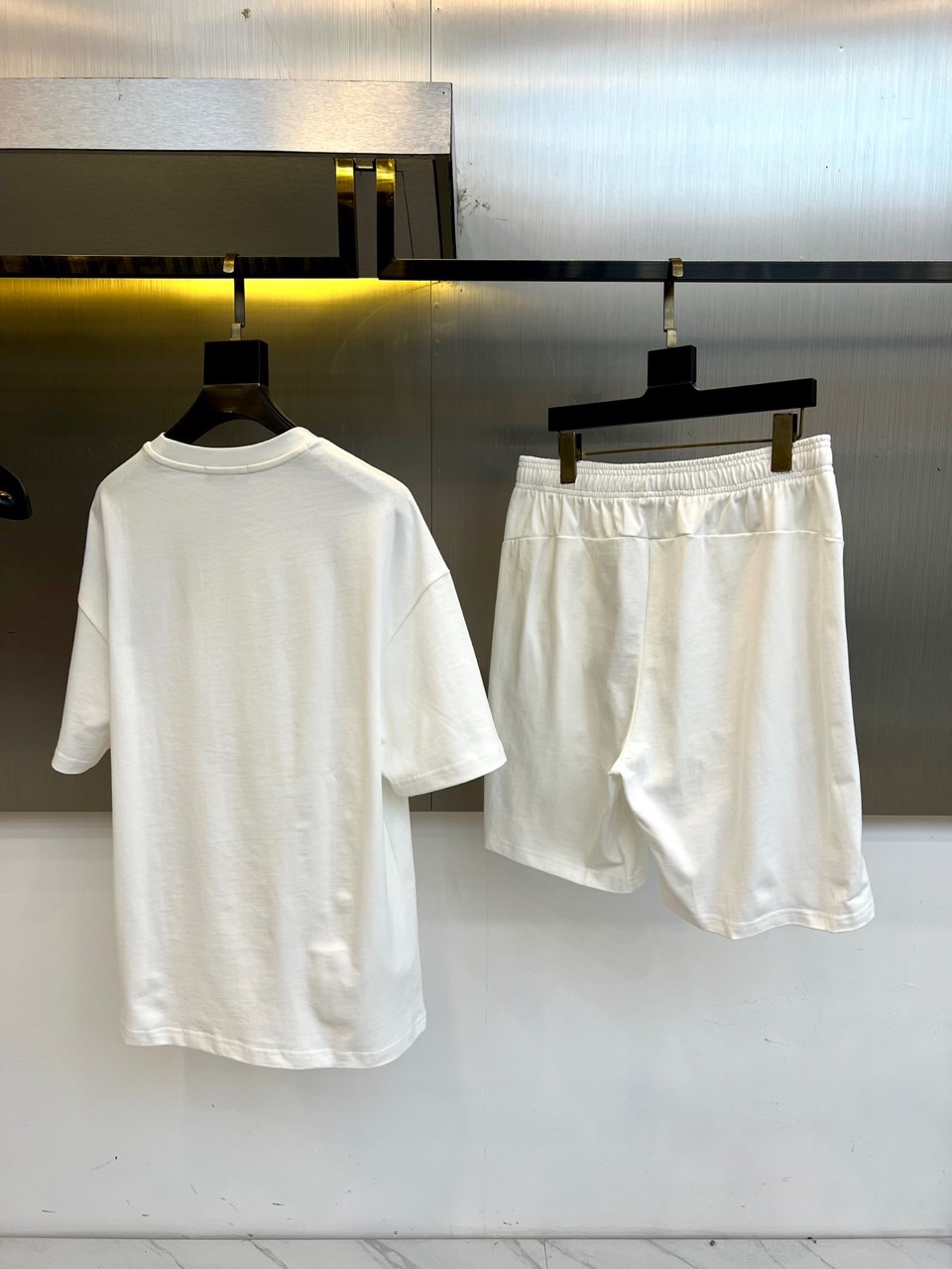 P864, FENDY, PURE COTTON SUIT, CUSTOM FABRIC, 100% PURE COTTON, UPPER UPPER UPPER BODY, LARGE SIZE, M-2XL - 图片 2