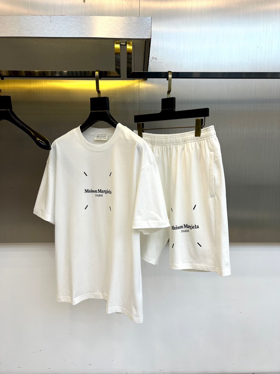 P864, MAGELLA, PURE COTTON SUIT, CUSTOM FABRIC, 100% PURE COTTON, UPPER UPPER UPPER BODY, LARGER SIZE, M-2XL - 图片 1