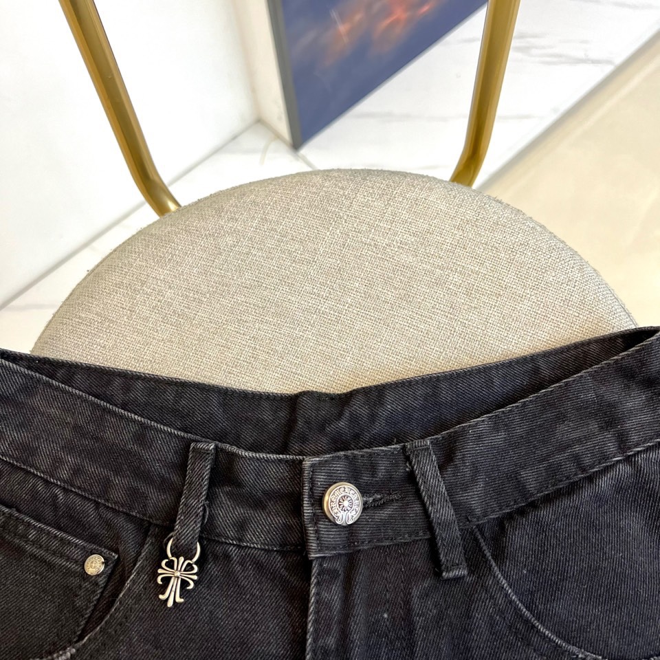 Crocson 2025FW Broad-Legged Jeans: Quality Fabric, Stylish Design, Perfect Branding, Luxurious Style. - 图片 3