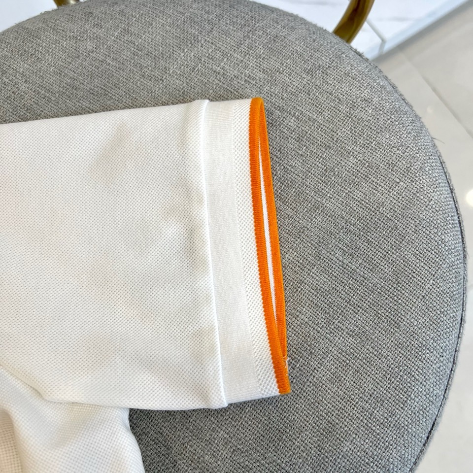 
爱马仕、2025s经典标志性Logo点缀元素 经典时尚翻领 Polo衫短袖 ，贸易公司渠道订单，简约大