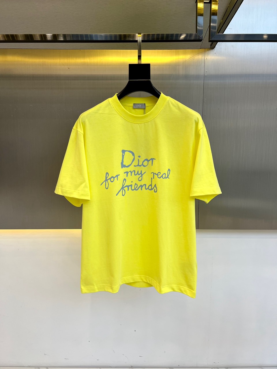 
Dio迪奥、25新款 男士棉质印花图案休闲宽松短袖t恤，图案印花，采用高密度莫代尔冰感面料，同布罗纹圆
