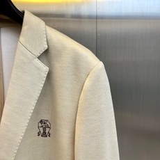 BC-Brunello Cucinelli男士休闲羊毛西服外套,22.5%羊毛15%尼龙,38%丙烯酸纤 BC-Brunello Cucinelli男士休闲羊毛西服外套,22.5%羊毛15%尼龙,38%丙烯酸纤