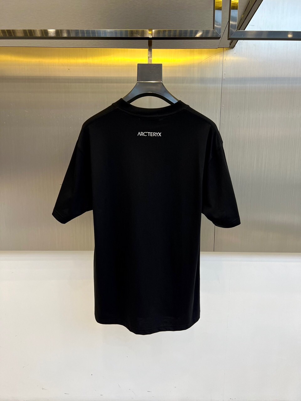 Arcteryx 始祖鸟、2025夏季男士圆领时尚立体字母休闲欧棉短袖T恤，甄选客供进口95%纯棉材质添