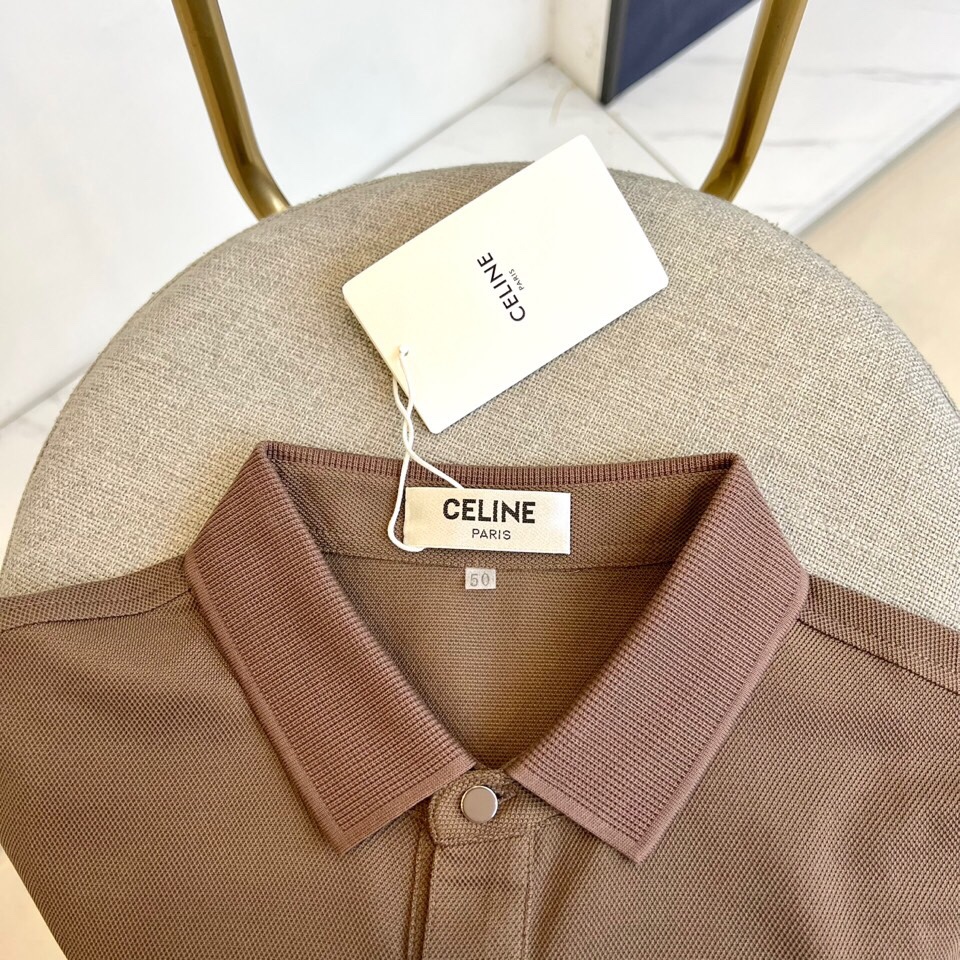 
塞琳、2025s经典标志性Logo点缀元素 经典时尚翻领 Polo衫短袖 ，贸易公司渠道订单，简约大气