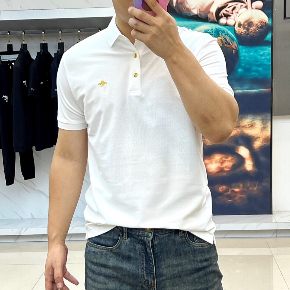 
Gucci、2025s经典标志性Logo点缀元素 经典时尚翻领 Polo衫短袖 ，贸易公司渠道订单，简