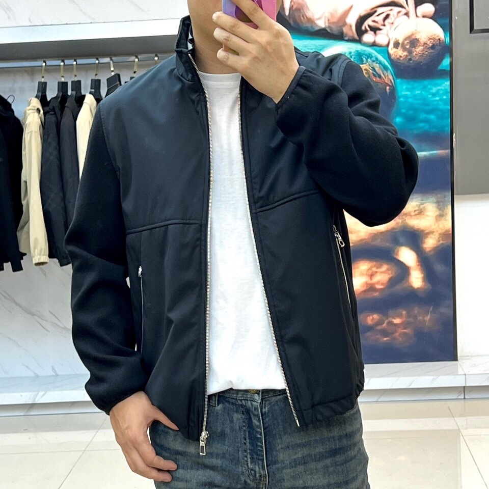 
Loro Piana诺悠翩雅、意大利lP🆕2005秋冬新款男士商务休闲男士双立领羊毛夹克外套，光泽自然