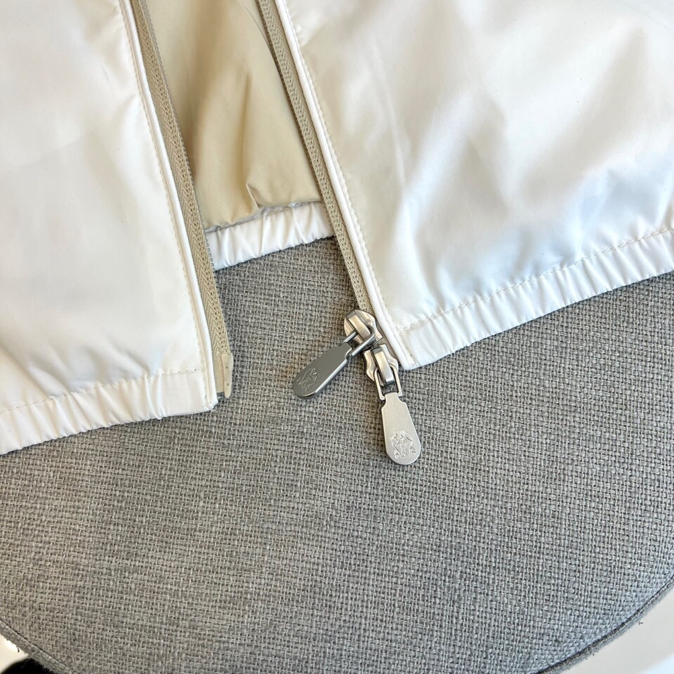 
Brunello cucinelli-意大利BC男装早秋新款老钱风时尚休闲夹棉/薄棉连帽风衣男士时尚夹