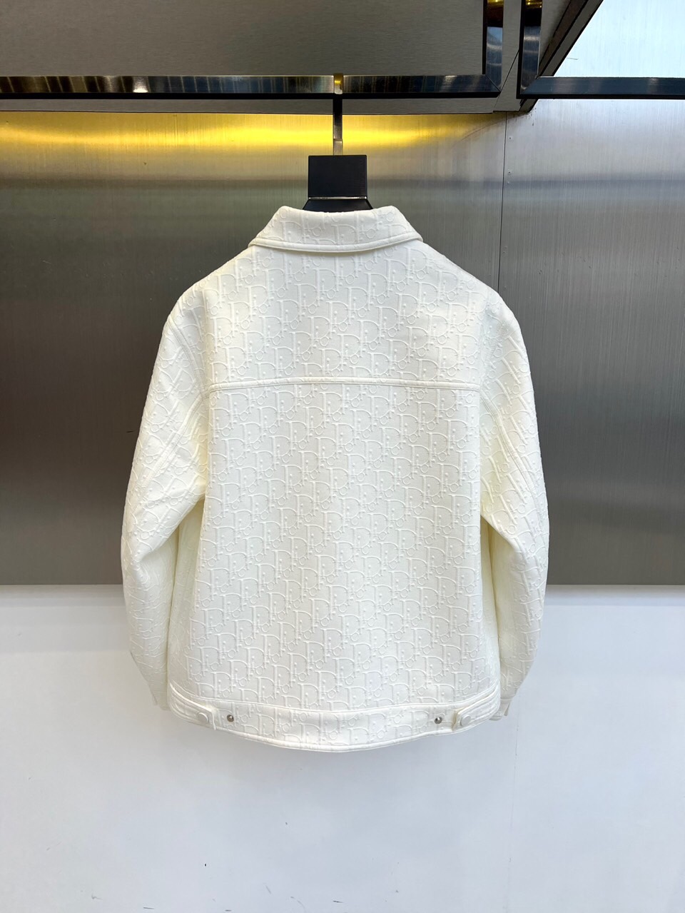 
Dio迪奥、2025秋冬 全品相订单，订制针织提花男士立领休闲夹克外套 运用比例和提花纹理质感呈现设计